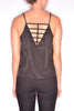 Black Caged Back Tank
