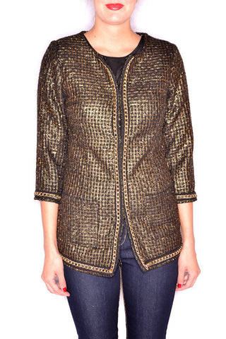 Black Chic Chain Jacket