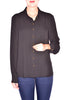 Black Golden Button Down Blouse